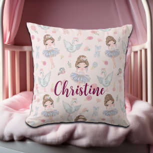 Almofada Nome Personalizado Minha Ballerina Doce