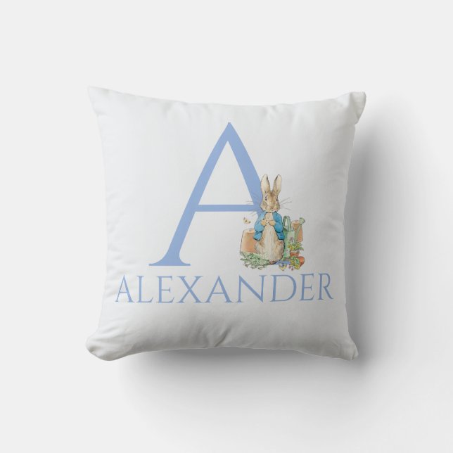 Almofada Nome Personalizado Peter o Coelho  (Frente)