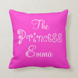 Almofada Nome Personalizado Princesa Travesseiro Emma