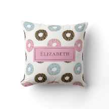 Nome Personalizado Rosquinha Cute Texto do Dente D