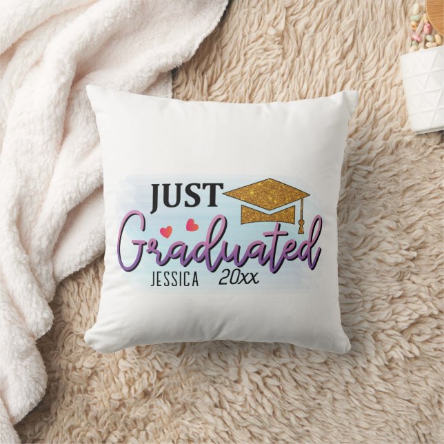 Almofada Nome pessoal Acabou de se formar em 2023 (Cobertor)