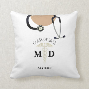 Almofada Nome Superior da Pasta Médica de Graduação MD