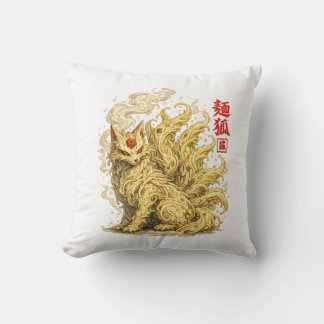 Almofada Noodle Kitsune – Japanese Fox Spirit Made of Ramen