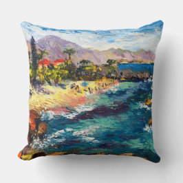 Almofada North Shore Hawaii 3 tables pillow