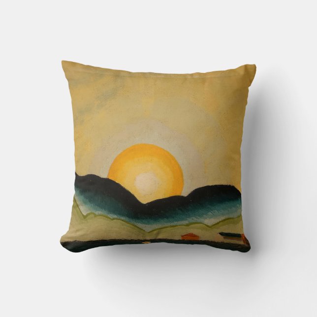 Almofada Northport Harbour (1929) Arthur Dove (Frente)