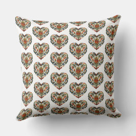 Almofada Norueguês Rosemaling I Heart Lefse