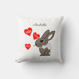 Almofada "Nós Amo-Te" Travesseiro decorativo De Coelho