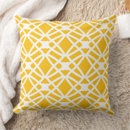 Almofada Nós no padrão amarelo