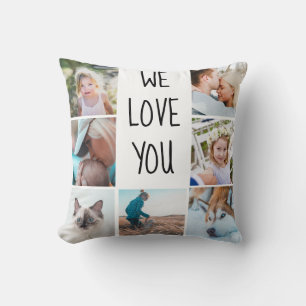 Almofada Nós te amamos   Presente de Fotografia Personaliza