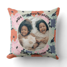 Nós te amamos, vovó, fotos e nomes personalizados 