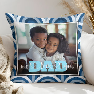 Almofada Nós Te Amo Foto Personalizada Da Deco De Arte Azul