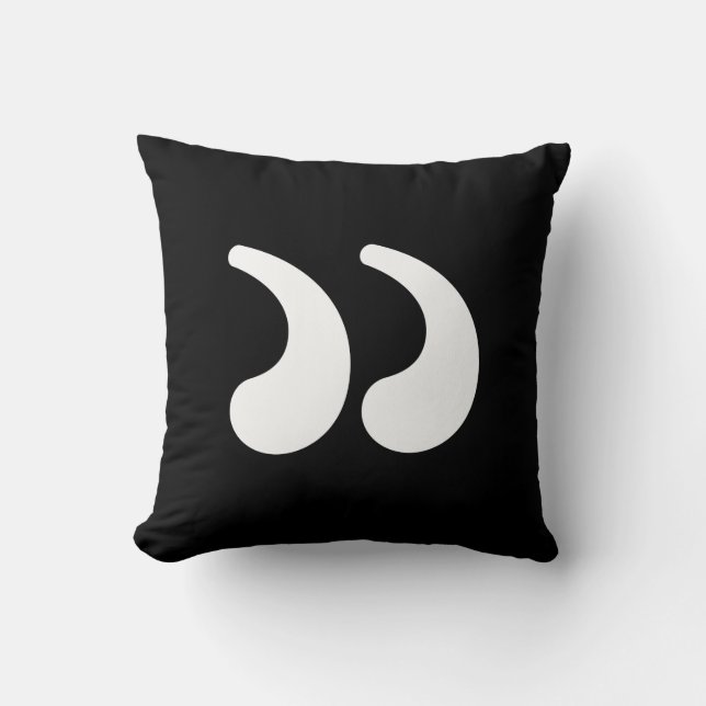 Almofada Nosetouch Press End Quote Travesseiro (Frente)