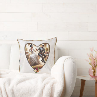 Almofada Nossa Felicidade do Dia do Casamento Elegante