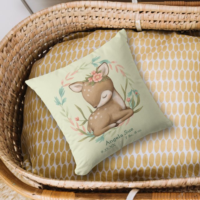 Almofada Nossa Pequena Querida Floresta de Bambi Berçário (Criador carregado)