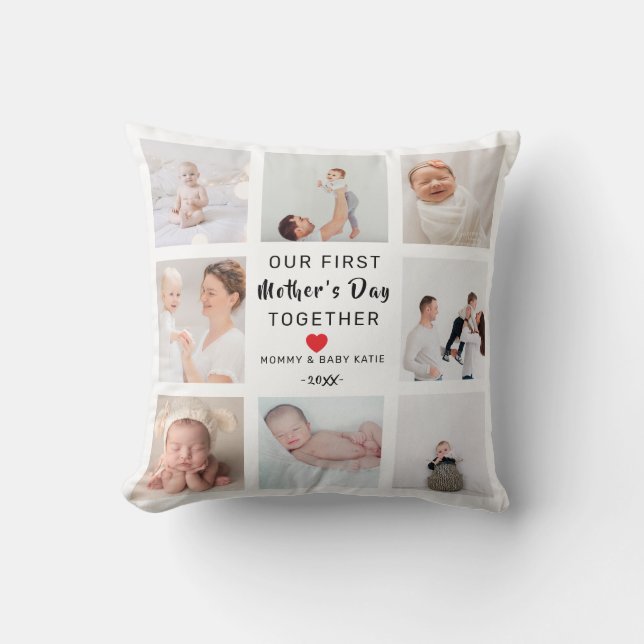 Almofada | Nossa Primeira Colagem de Fotos do Dia  (Frente)