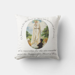 Almofada Nossa Senhora da Fátima Personalizada