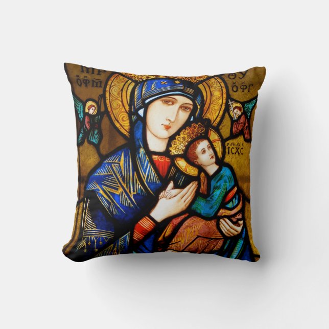 Almofada nossa senhora de ajuda perpétua (Frente)