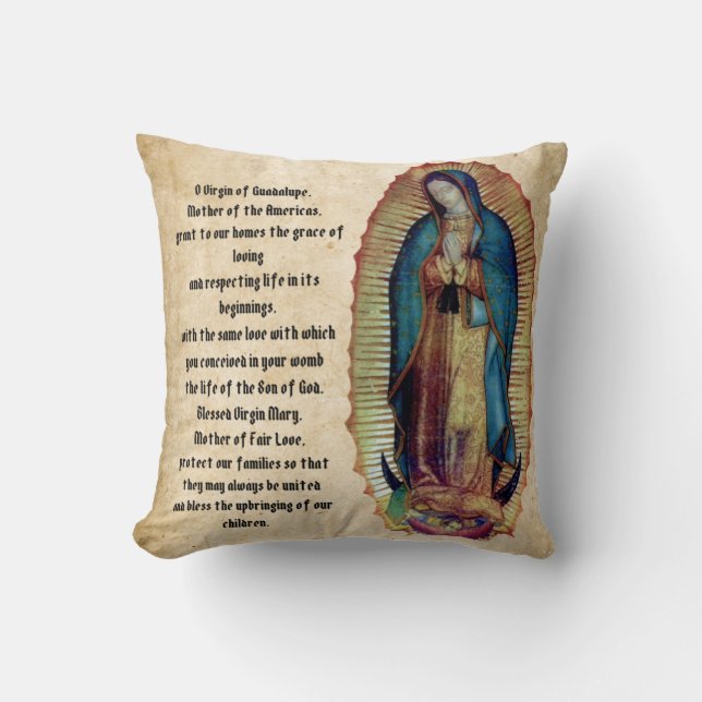 Almofada Nossa Senhora de Guadalupe, Nuestra Señora de Guad (Frente)