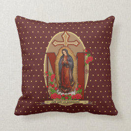 Almofada Nossa Senhora de Guadalupe Papais noeis Maria Virg
