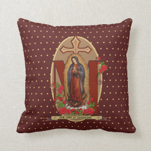 Almofada Nossa Senhora de Guadalupe Papais noeis Maria Virg