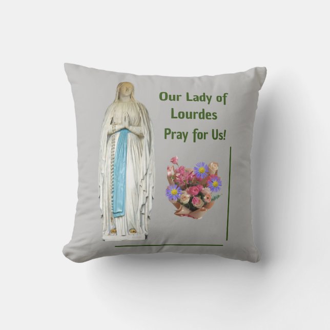 Almofada Nossa Senhora de Lourdes (Frente)