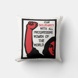 Almofada Nossa Solidariedade Com Todas As Mulheres Progress
