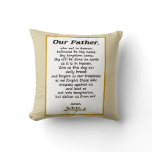 Nosso Pai Orador Matthew 6:9-13 Bíblia Cushion