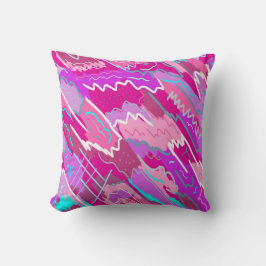 Almofada Nostalgia Pop Art em Magenta