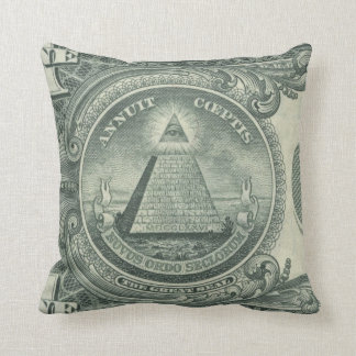 Almofada Nota de dólar Yall do dólar de Annuit Cœptis