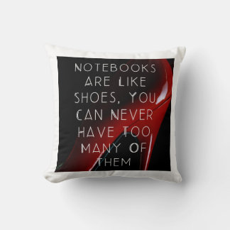 Almofada Notebooks Red Heels são como calçados