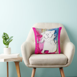 Almofada Notícias Muito Boas Gato
