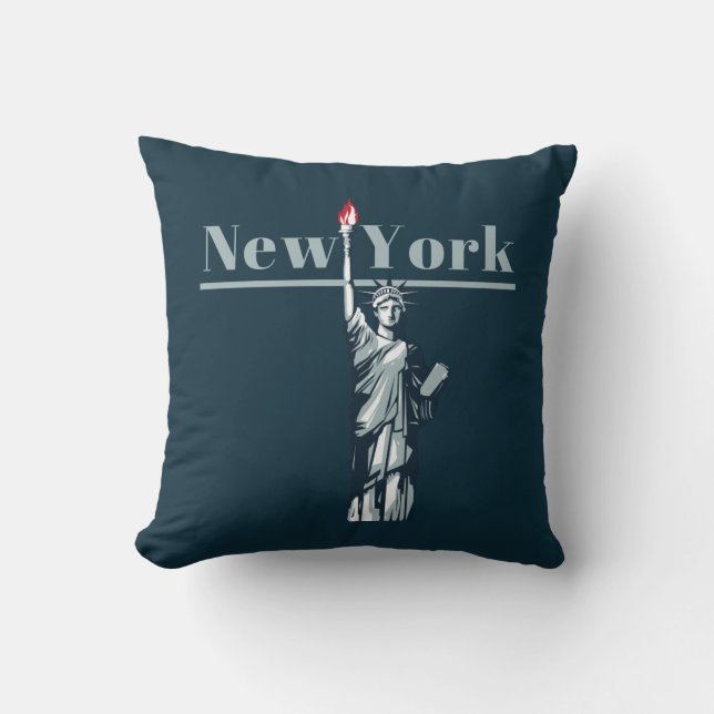 Almofada Nova Iorque - Lady Liberty (Frente)