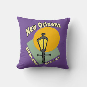 Almofada Nova Orleans Bourbon Rua. Travesseiro decorativo