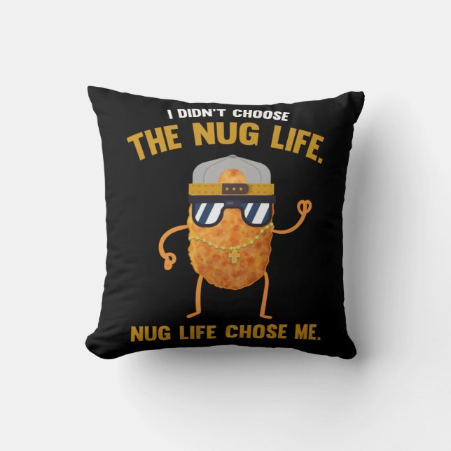 Almofada Nug Life Funny Chicken Nuggets (Frente)