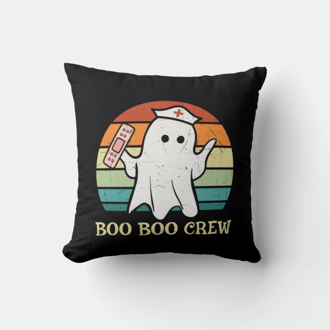 Almofada Nurse Gift Boo Boo Crew (Frente)