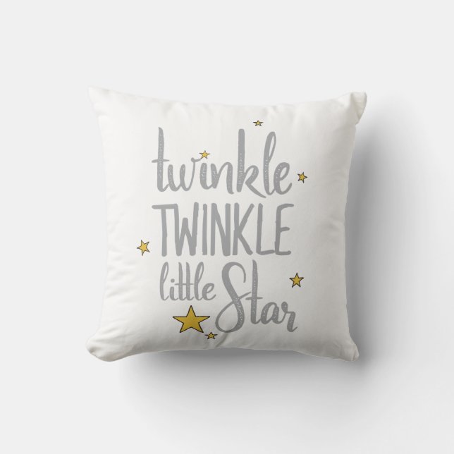 Almofada Nursery Rhymes Image Twinkle Twinkle Little Design (Frente)