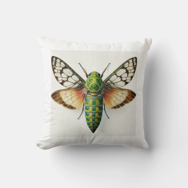 Almofada Nusalala Insect 120924IREF233 - Watercolor (Frente)