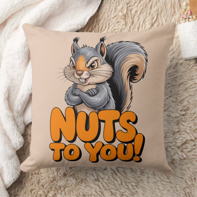 Almofada Nuts To You Squirrel (Cobertor)