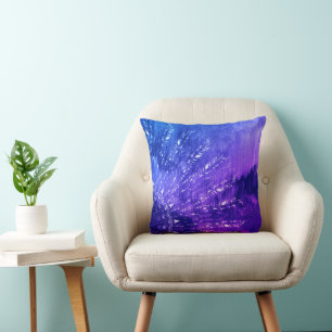 Almofada Nuvens de Mandala Roxo Boho Bohemian