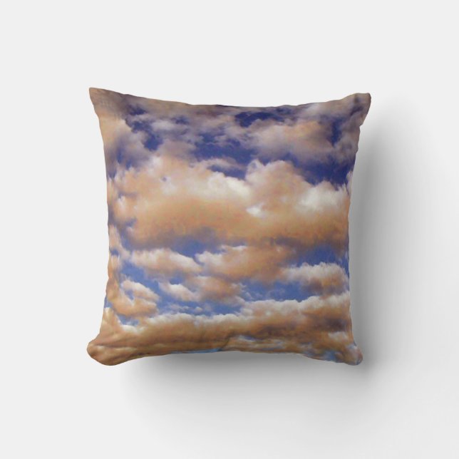 Almofada Nuvens Fofas por Alexandra Cook (Frente)