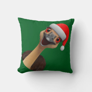 Almofada O ajudante australiano do Papai Noel - Emu de Nata