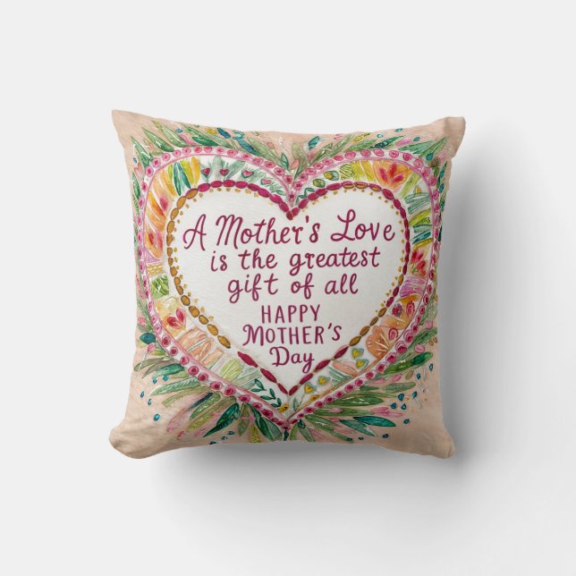 Almofada O Amor de uma Mãe é o Maior (Frente)