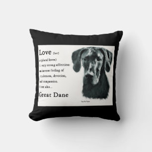 Almofada O amor é presentes de great dane