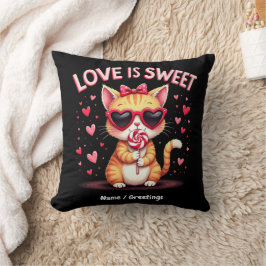 Almofada O Amor É Um Bom Momento Delicioso Cheio De Choco