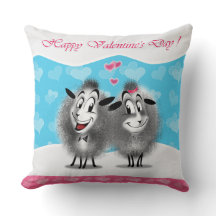 "O amor está no ar!" linda ovelha amorosa