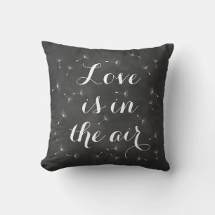Almofada O amor está no coxim de ar