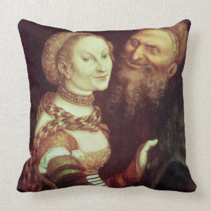 Almofada O ancião Lovesick, 1553 (óleo no painel)