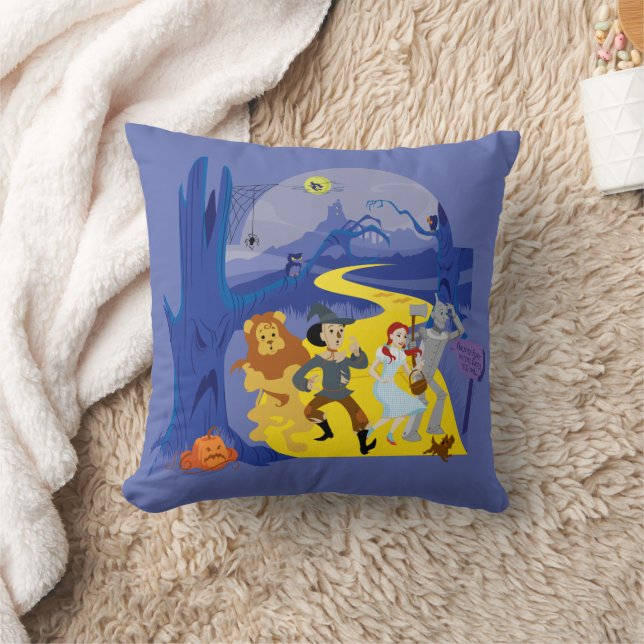 Almofada O Assistente De Oz™ | Floresta Assombrada ao Hallo (Cobertor)