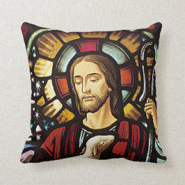 Almofada O bom travesseiro decorativo do algodão do pastor,