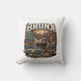 Almofada O Bronx Nova York Boogie Down Colagem Urbana